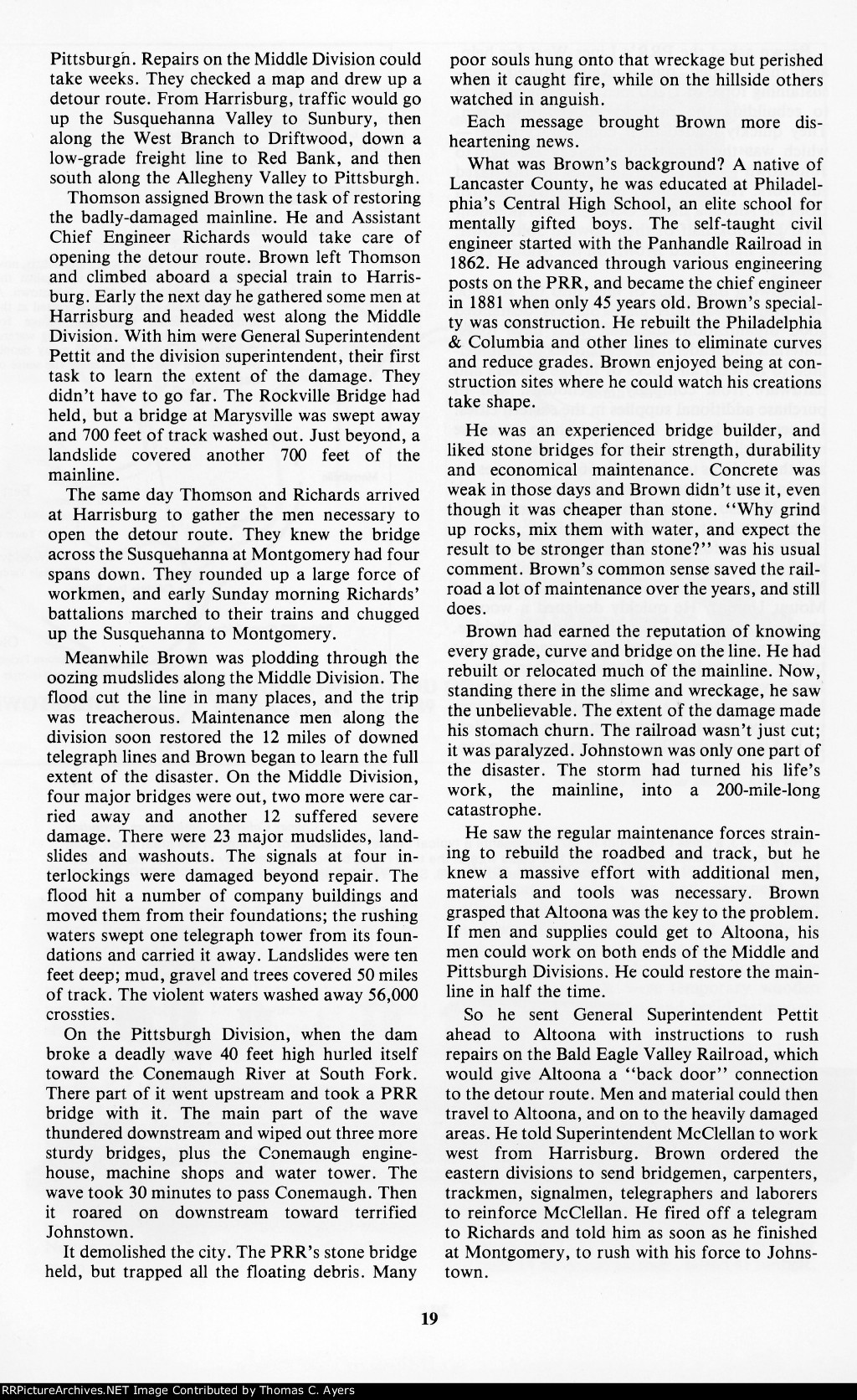 W.H. Brown & The Great Flood, Page 19, 1989
